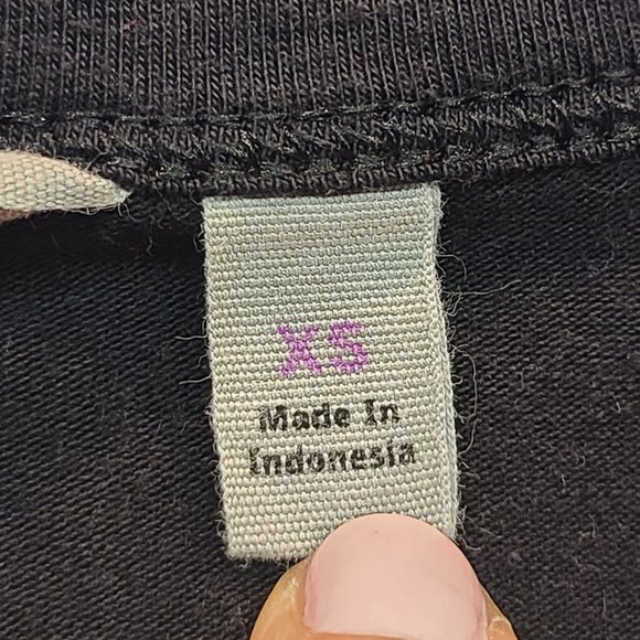 Athleta Dress Seeker Black Short Sleeve Mini Womens Extra Small Ruched Stretch - Picture 7 of 10